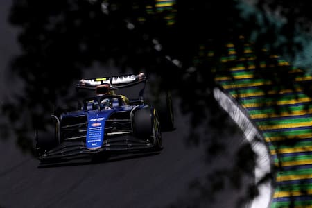 Franco Colapinto, Gran Premio de Brasil. Foto: Reuters