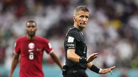Daniele Orsato en el Mundial de Qatar 2022. Foto: EFE.