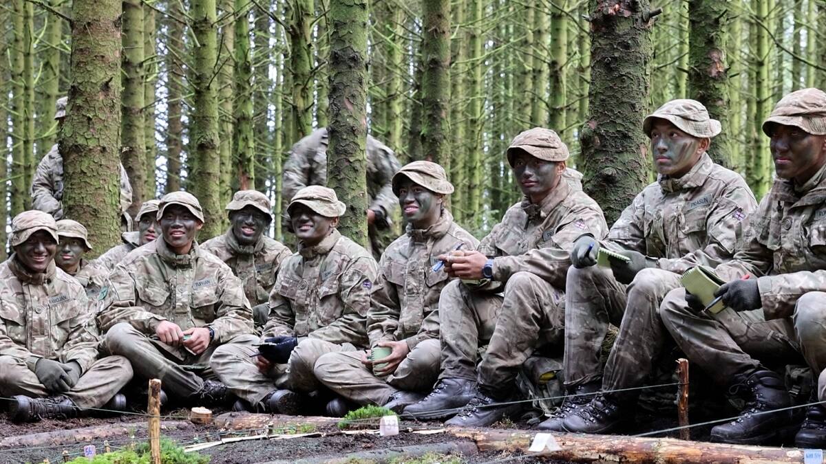 Gurkhas, grupo de soldados nepalíes que sirven al Ejército de Reino Unido.