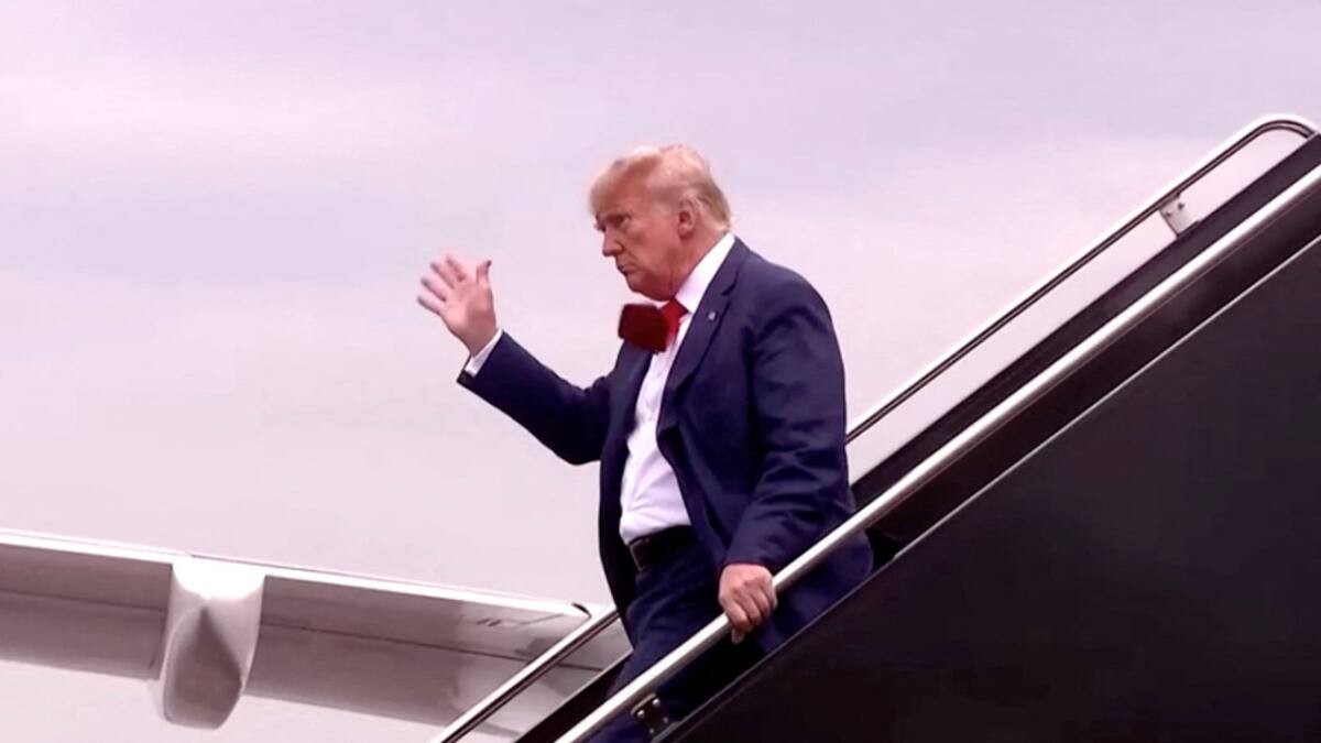 Donald Trump en Washington. Foto: Reuters