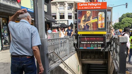 Paro de subtes. Foto: NA.