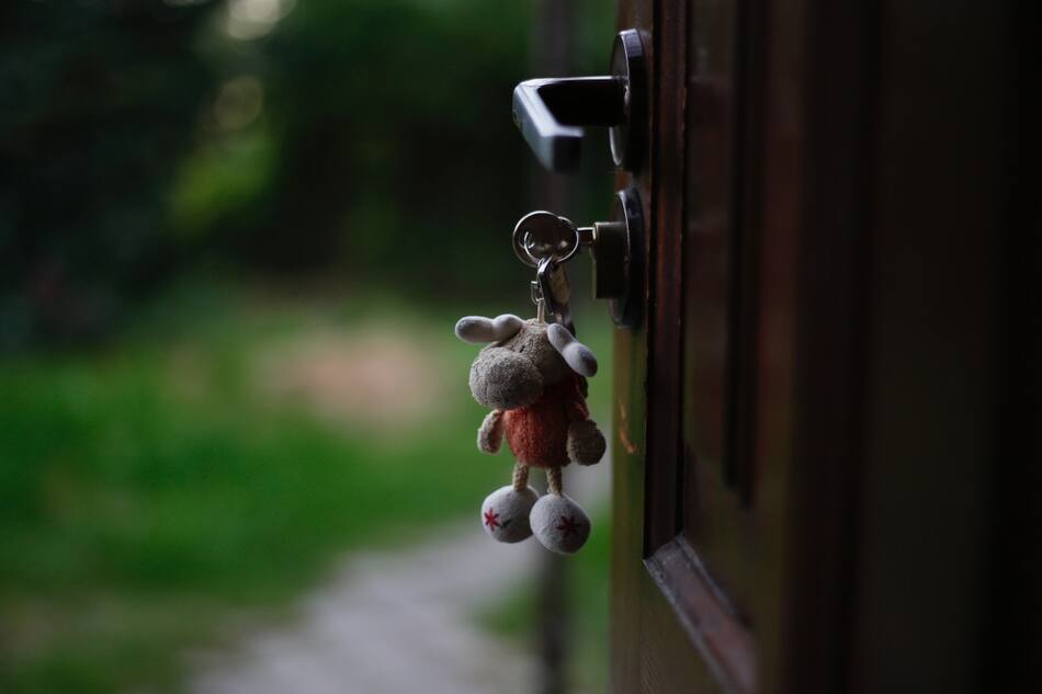 Llavero casero para papá. Foto: Unsplash
