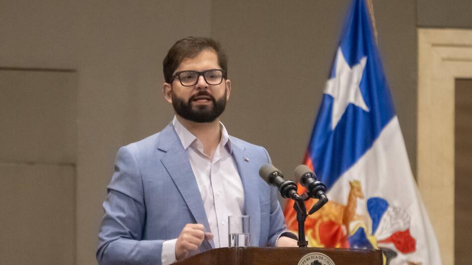 Gabriel Boric, presidente de Chile. Foto: EFE
