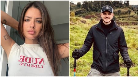 La China Suárez y Mauro Icardi. Fotos: Instagram.