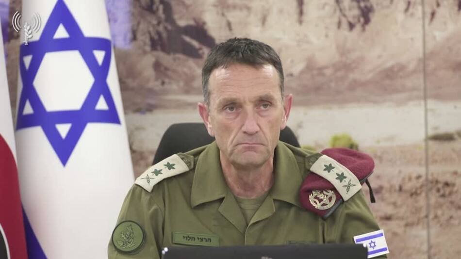 Herzi Halevi, jefe del Estado Mayor de Israel. Foto: Reuters.