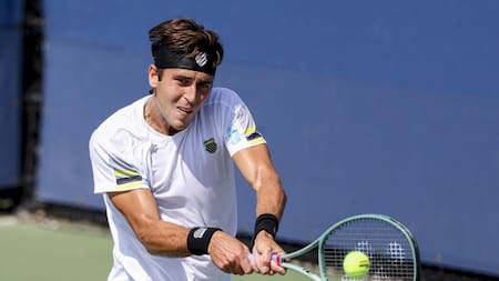 Tomás Etcheverry en el US Open. Foto: EFE.