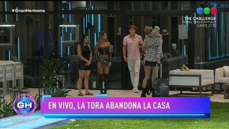 La despedida de La Tora con los hermanitos. Foto captura Gran Hermano.