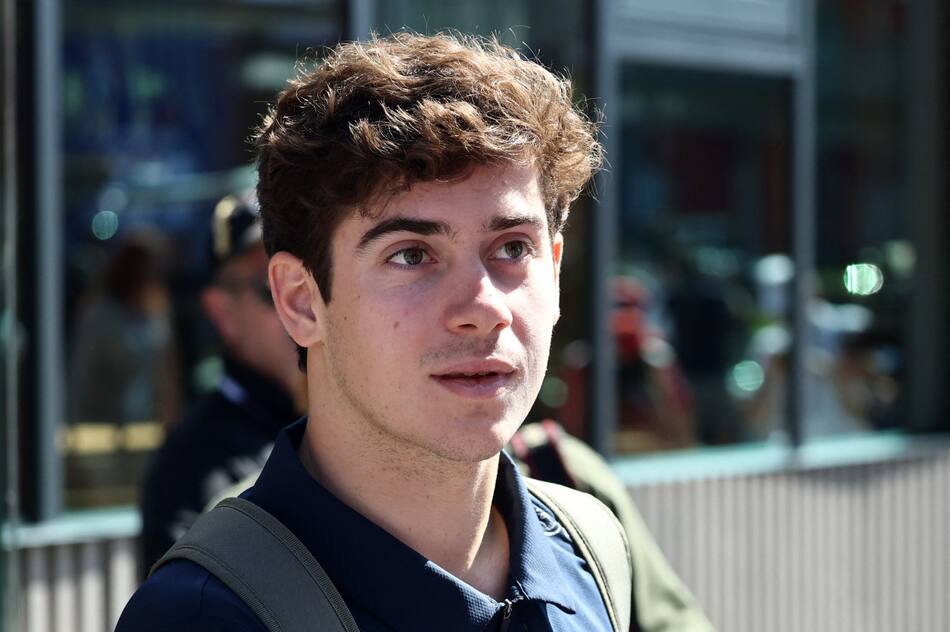 Franco Colapinto en el Gran Premio de Emilia-Romaña. Foto: REUTERS/Jakub Porzycki.