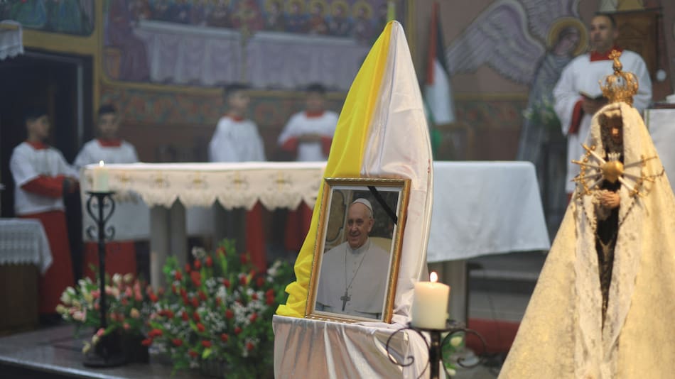 Muerte del papa Francsico. Foto: Reuters/Dawoud Abu Alkas
