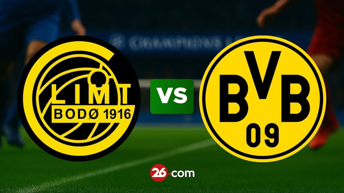 Portada de Bodo/Glimt vs Borussia Dortmund por la Champions League.
