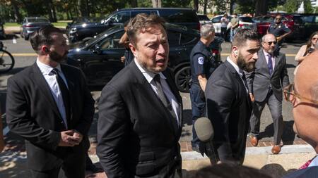 Elon Musk en el foro sobre IA. Foto: EFE