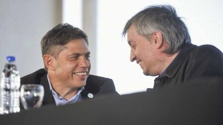 Axel Kicillof y Máximo Kirchner, foto NA