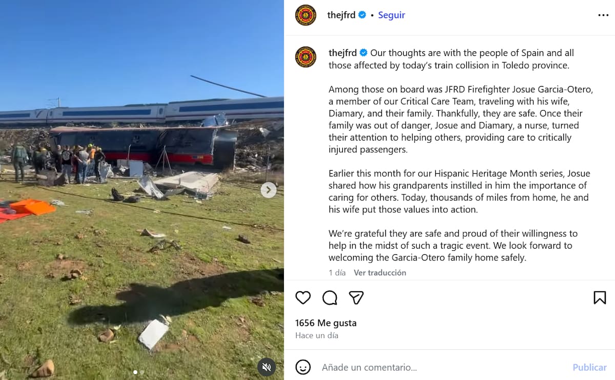 Choque de trenes en España