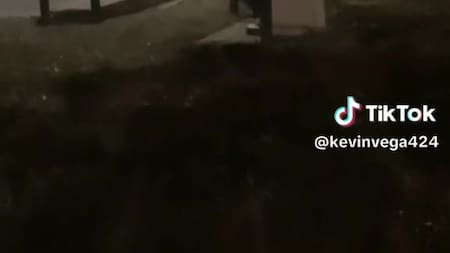 La maquina que se movía sola. Foto: TikTok/@kevinvega424