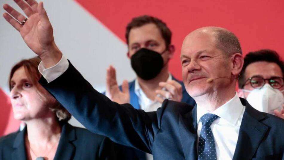 Olaf Scholz, representante del Partido Socialdemócrata alemán, SPD, Alemania, NA