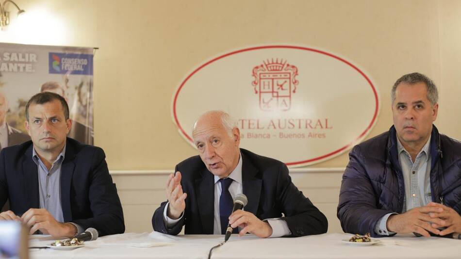 Roberto Lavagna en Bahía Blanca, Elecciones 2019, Consenso Federal, Prensa