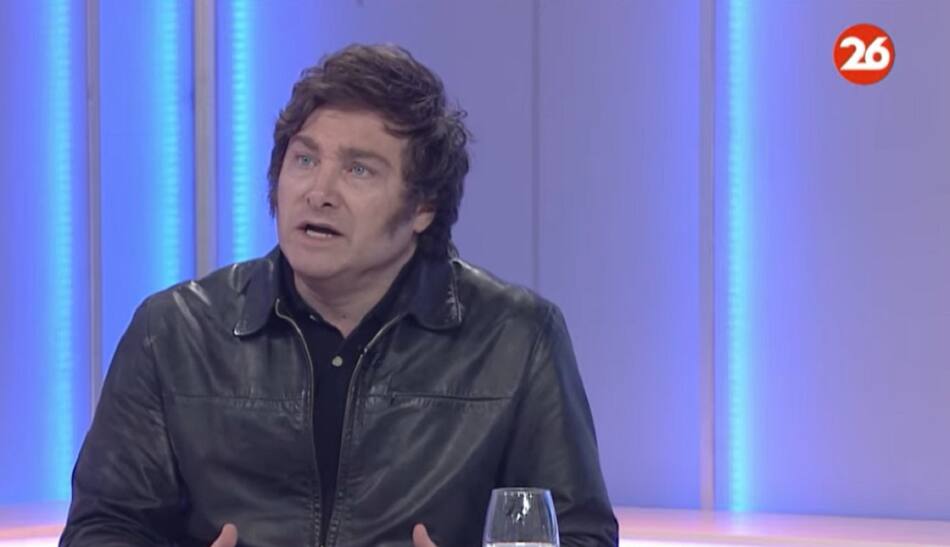 Javier Milei en Canal 26