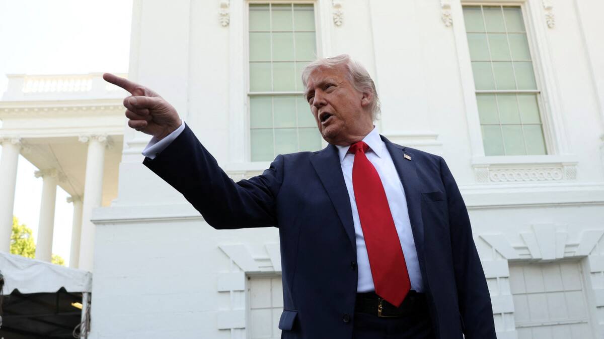 Donald Trump, presidente de Estados Unidos. Foto: Reuters.