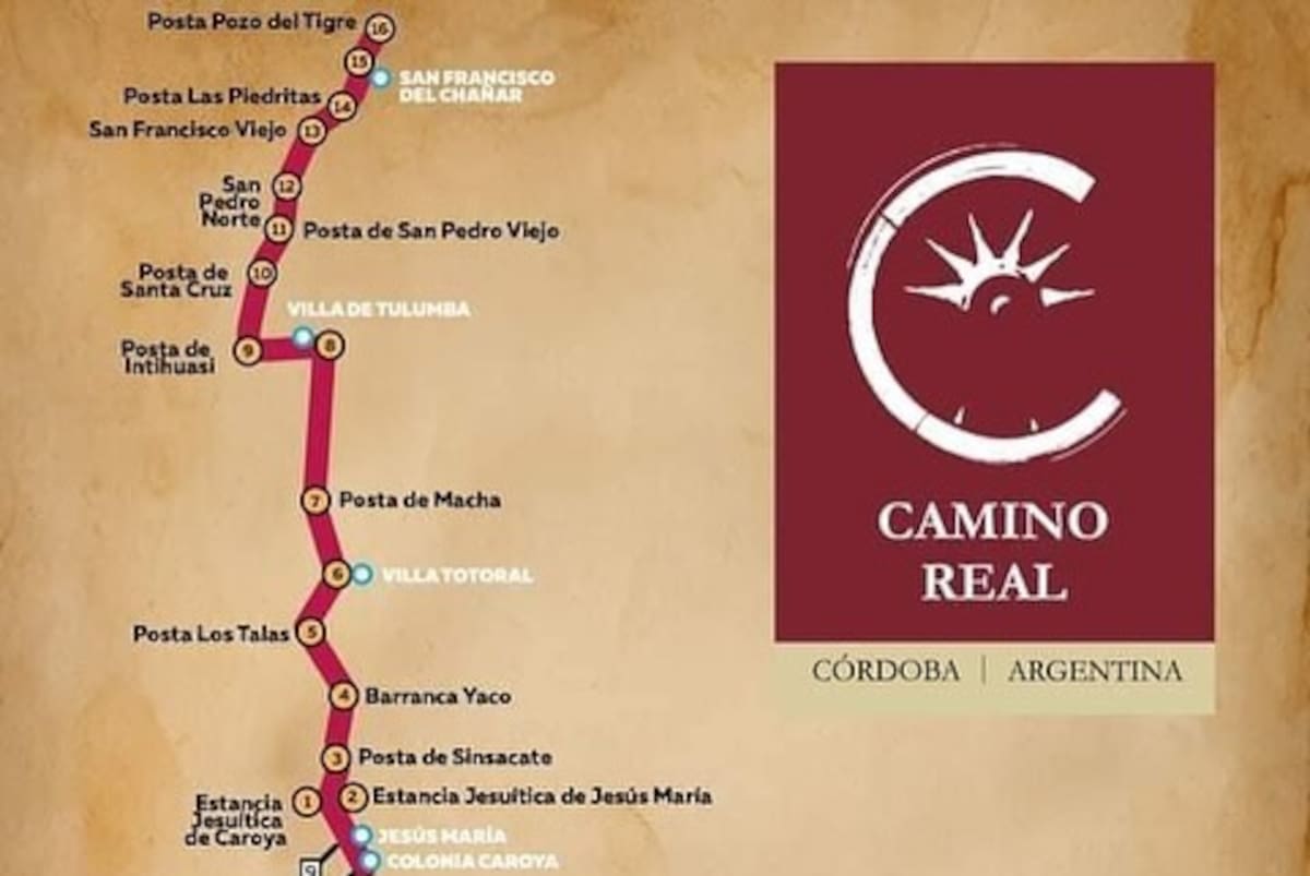 El Camino Real, que unía el Virreinato del Río de la Plata con el Alto Perú