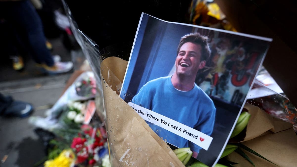 Recuerdo de Matthew Perry. Foto: Reuters.