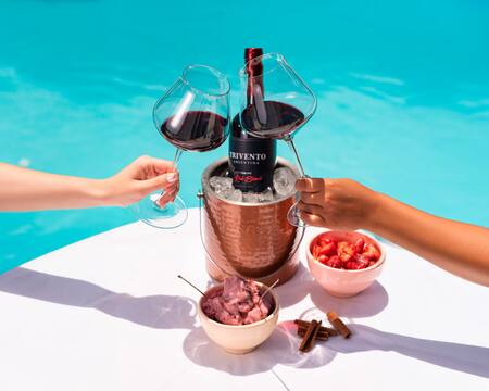 Helado de Malbec, bodega Trivento. Foto: Prensa