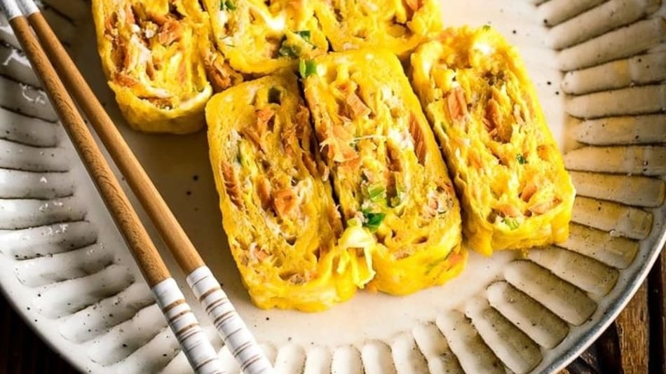 Tamagoyaki japonés.