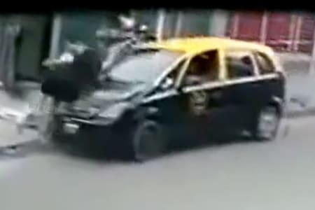 Violento episodio en González Catán. Foto: captura.