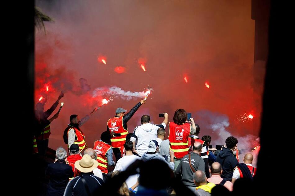 Manifestaciones en Francia, protestas, Reuters
