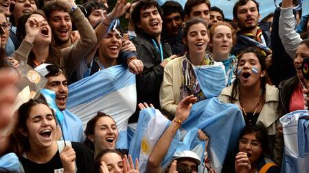 Jóvenes argentinos