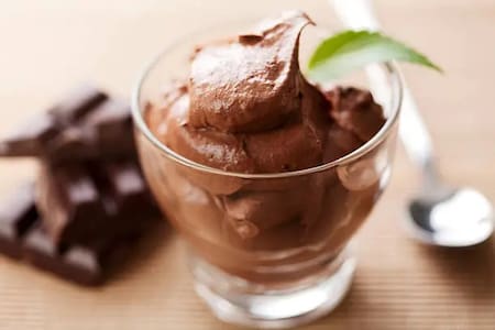 Mousse de chocolate. Fuente: Unsplash