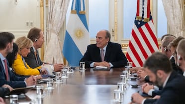 Guillermo Francos recibió a congresistas de Estados Unidos en la Casa Rosada