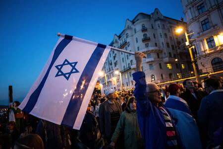 Marchas en apoyo a Israel. Foto: EFE