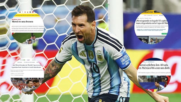 Es una locura”: así reflejaron los medios del mundo el histórico partido de Lionel Messi ante Austria | canal26.com