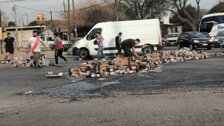 Choque en Córdoba. Foto: NA