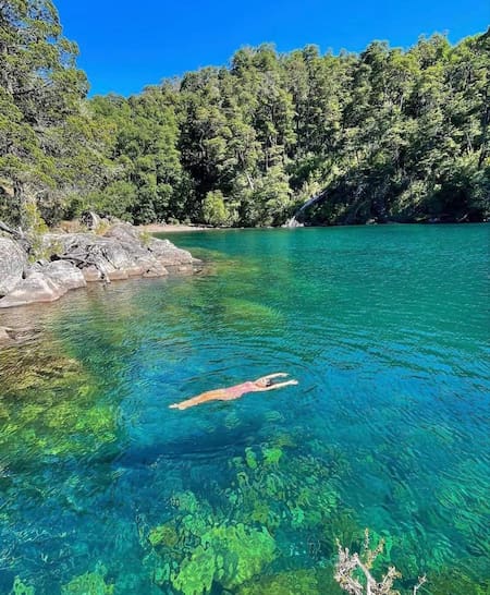 Playa de Yuco, Neuquén. Foto: Twitter/@turisargentina.