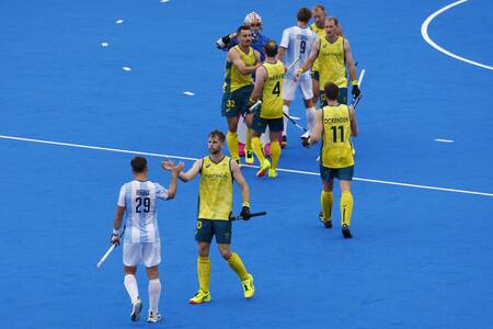 La Selección australiana de hockey. Foto: Reuters.