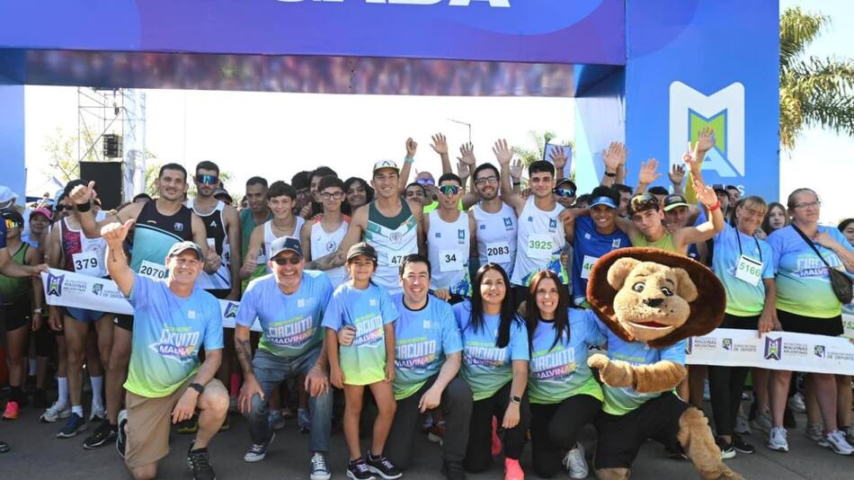 Más de 10.000 personas corrieron en la 5ta edición de “Circuito Malvinas”