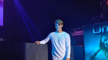 Marcos Ginocchio en Umma. Foto Twitter @posh_cousin.