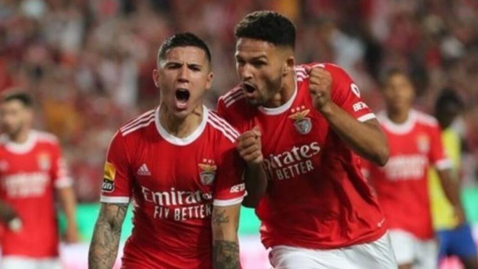 Enzo Fernández, Benfica. Foto: NA.