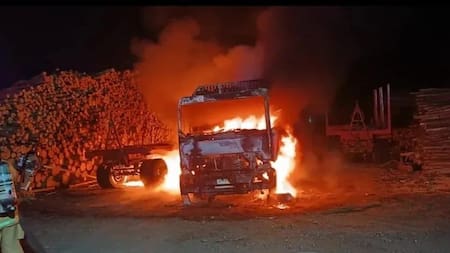 Ataques en el sur de Chile. Foto: Prensa Ciudadana