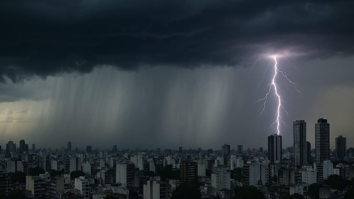 Vuelven las tormentas y el frío al AMBA: cómo va a estar el clima esta semana, con mínimas cercanas a los 10 °C