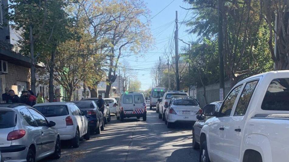 Toma en Ezpeleta. Foto: Twitter @CanalQuilmes