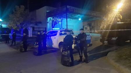 El lugar del asesinato en Paraná. Foto: unoentrerios