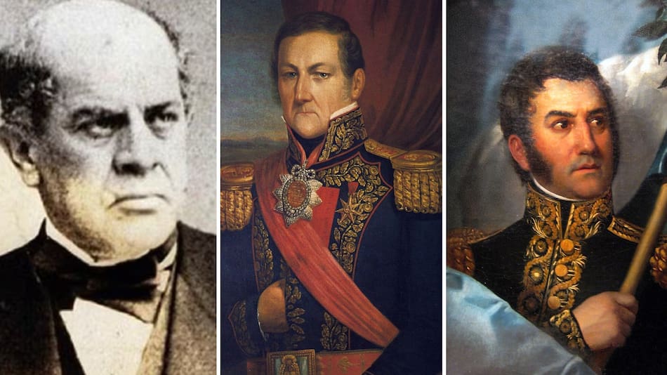 Algunos de los próceres más importantes