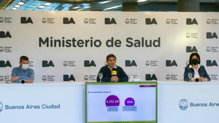 Fernán Quirós, ministro de Salud de la Ciudad, NA