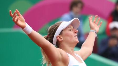 Nadia Podoroska, medalla de oro en Juegos Panamericanos 2019, REUTERS