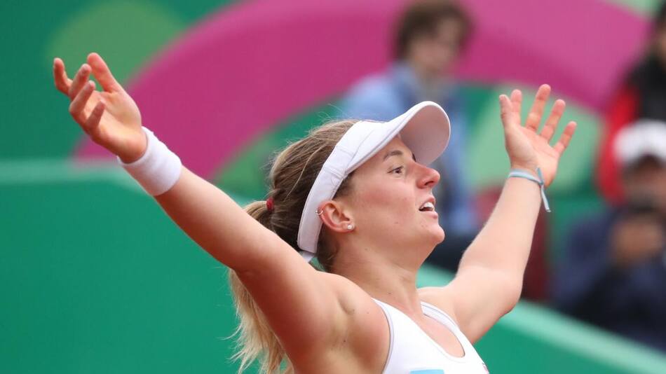 Nadia Podoroska, medalla de oro en Juegos Panamericanos 2019, REUTERS