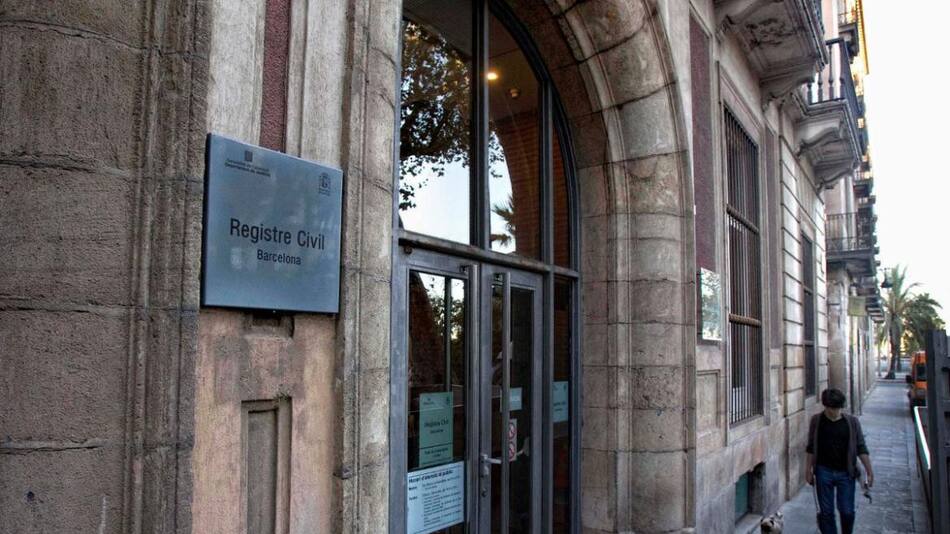 Registro Civil de Cataluña. Foto: El País