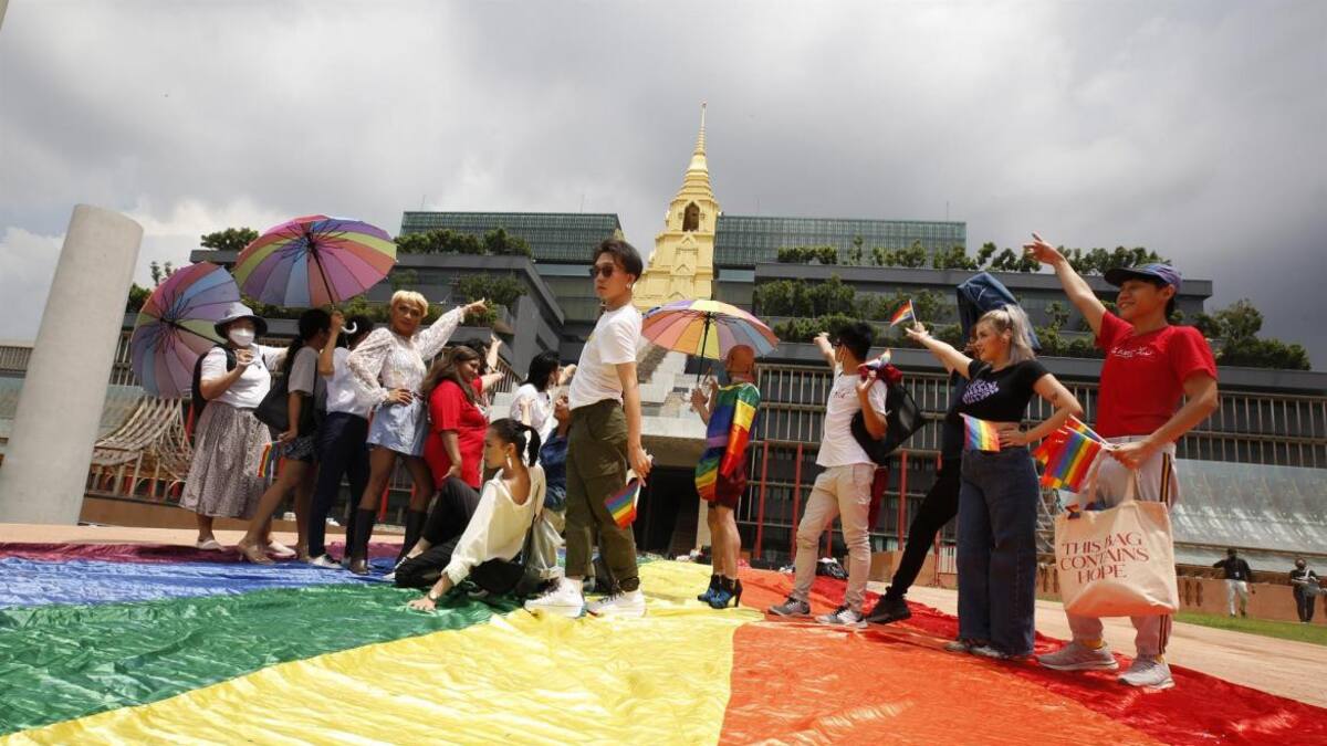 Matrimonio igualitario en Tailandia. Foto: EFE.