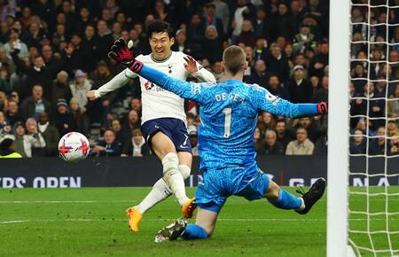 Heung Min-son; Tottenham Hotspur vs. Manchester United. Foto: Reuters.